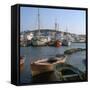 Noussa Harbour in the Evening-CM Dixon-Framed Stretched Canvas