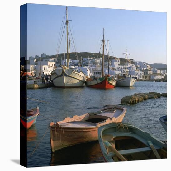 Noussa Harbour in the Evening-CM Dixon-Stretched Canvas