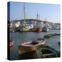 Noussa Harbour in the Evening-CM Dixon-Stretched Canvas