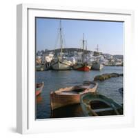 Noussa Harbour in the Evening-CM Dixon-Framed Photographic Print