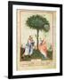 Nouv Acq Lat 1673 Fol.18 Harvesting Lemons, from 'Tacuinum Sanitatis', C.1390-1400-Italian School-Framed Giclee Print