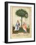 Nouv Acq Lat 1673 Fol.18 Harvesting Lemons, from 'Tacuinum Sanitatis', C.1390-1400-Italian School-Framed Giclee Print