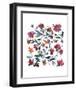 Nouveau Boheme - Folk Art Series No. 1-Kiana Mosley-Framed Art Print