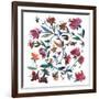 Nouveau Boheme - Folk Art Series No. 1-Kiana Mosley-Framed Art Print