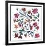 Nouveau Boheme - Folk Art Series No. 1-Kiana Mosley-Framed Art Print