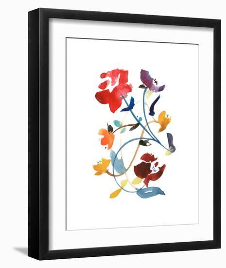 Nouveau Boheme - Folk Art Series No. 2-Kiana Mosley-Framed Giclee Print