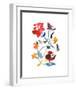 Nouveau Boheme - Folk Art Series No. 2-Kiana Mosley-Framed Giclee Print