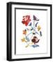 Nouveau Boheme - Folk Art Series No. 2-Kiana Mosley-Framed Art Print