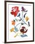 Nouveau Boheme - Folk Art Series No. 2-Kiana Mosley-Framed Art Print