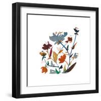 Nouveau Boheme - Folk Art Series No. 3-Kiana Mosley-Framed Giclee Print