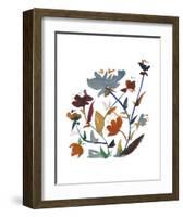 Nouveau Boheme - Folk Art Series No. 3-Kiana Mosley-Framed Art Print