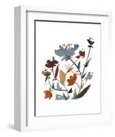 Nouveau Boheme - Folk Art Series No. 3-Kiana Mosley-Framed Art Print