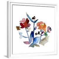 Nouveau Boheme No. 1 - Japanese Garden Series-Kiana Mosley-Framed Giclee Print