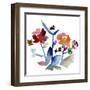 Nouveau Boheme No. 1 - Japanese Garden Series-Kiana Mosley-Framed Art Print