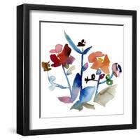 Nouveau Boheme No. 1 - Japanese Garden Series-Kiana Mosley-Framed Art Print