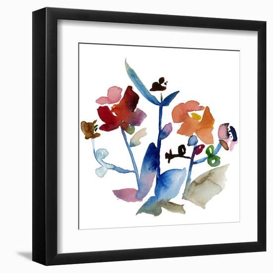 Nouveau Boheme No. 1 - Japanese Garden Series-Kiana Mosley-Framed Art Print