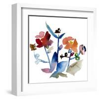 Nouveau Boheme No. 1 - Japanese Garden Series-Kiana Mosley-Framed Art Print