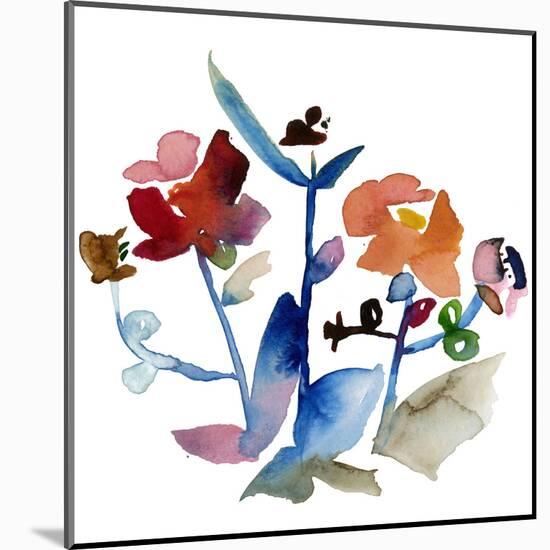 Nouveau Boheme No. 1 - Japanese Garden Series-Kiana Mosley-Mounted Art Print