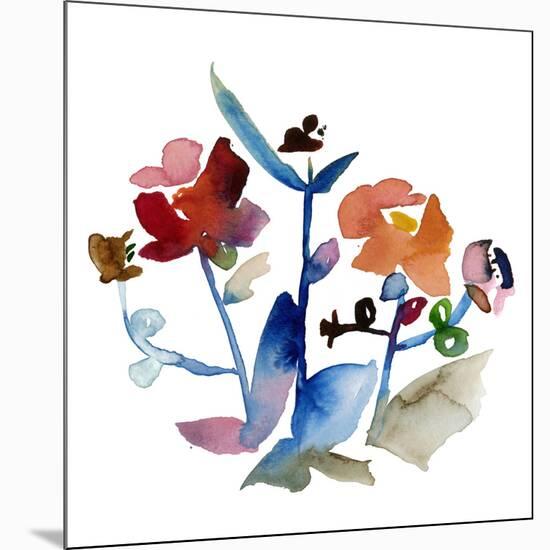 Nouveau Boheme No. 1 - Japanese Garden Series-Kiana Mosley-Mounted Art Print