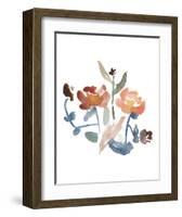 Nouveau Boheme No. 2 - Japanese Garden Series-Kiana Mosley-Framed Art Print