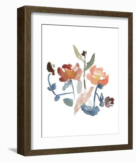 Nouveau Boheme No. 2 - Japanese Garden Series-Kiana Mosley-Framed Art Print