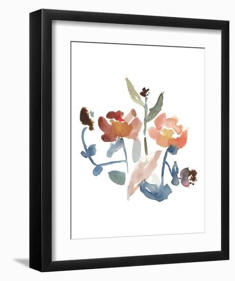 Nouveau Boheme No. 2 - Japanese Garden Series-Kiana Mosley-Framed Art Print