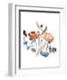 Nouveau Boheme No. 2 - Japanese Garden Series-Kiana Mosley-Framed Art Print