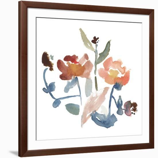 Nouveau Boheme No. 2 - Japanese Garden Series-Kiana Mosley-Framed Art Print