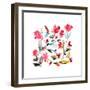 Nouveau Boheme No. 3-Kiana Mosley-Framed Giclee Print