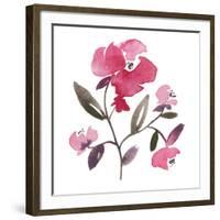 Nouveau Boheme - Peony-Kiana Mosley-Framed Art Print