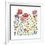 Nouveau Boheme - Wildflower Garden-Kiana Mosley-Framed Giclee Print