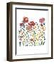 Nouveau Boheme - Wildflower Garden-Kiana Mosley-Framed Art Print