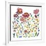 Nouveau Boheme - Wildflower Garden-Kiana Mosley-Framed Art Print