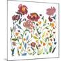 Nouveau Boheme - Wildflower Garden-Kiana Mosley-Mounted Art Print