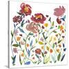 Nouveau Boheme - Wildflower Garden-Kiana Mosley-Stretched Canvas