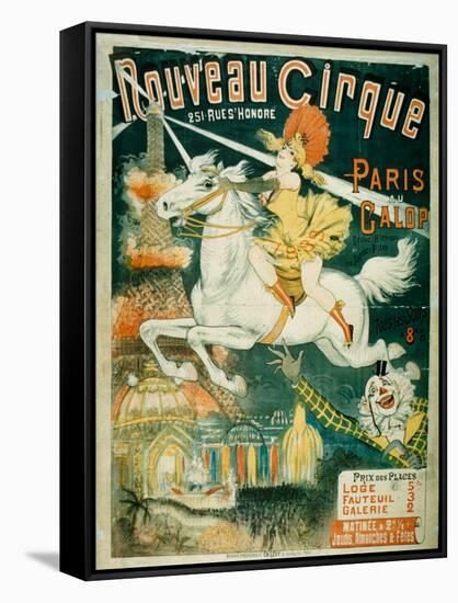 Nouveau Cirque, 1889-null-Framed Stretched Canvas