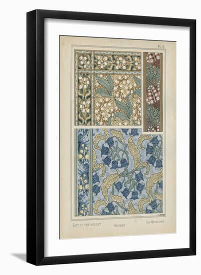 Nouveau Floral Design V-Vision Studio-Framed Art Print