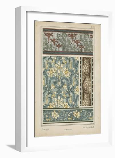 Nouveau Floral Design VI-Vision Studio-Framed Art Print