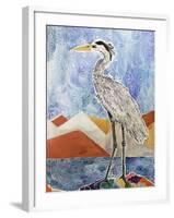 Nouveau Heron-Lauren Moss-Framed Giclee Print