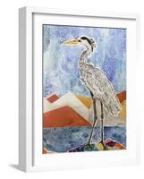 Nouveau Heron-Lauren Moss-Framed Giclee Print