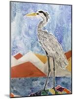 Nouveau Heron-Lauren Moss-Mounted Giclee Print