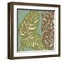 Nouveau Leaves III-Chariklia Zarris-Framed Art Print