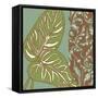 Nouveau Leaves III-Chariklia Zarris-Framed Stretched Canvas