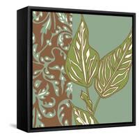 Nouveau Leaves IV-Chariklia Zarris-Framed Stretched Canvas