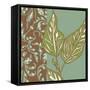 Nouveau Leaves IV-Chariklia Zarris-Framed Stretched Canvas