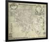 Nouveau Plan De Paris 1728-J^ Delagrive-Framed Premium Giclee Print