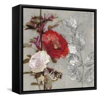 Nouveau Rose 1-Matina Theodosiou-Framed Stretched Canvas