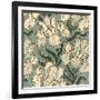 Nouveau Textile Motif II-Vision Studio-Framed Art Print