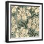 Nouveau Textile Motif II-Vision Studio-Framed Art Print