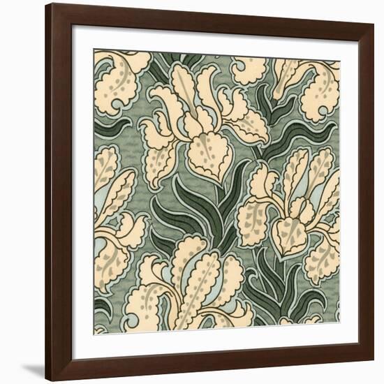 Nouveau Textile Motif II-Vision Studio-Framed Art Print